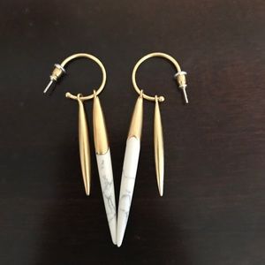 Stella and dot quill earrings